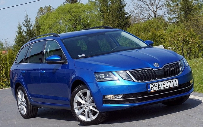 Skoda Octavia cena 71900 przebieg: 158000, rok produkcji 2019 z Sanok małe 704